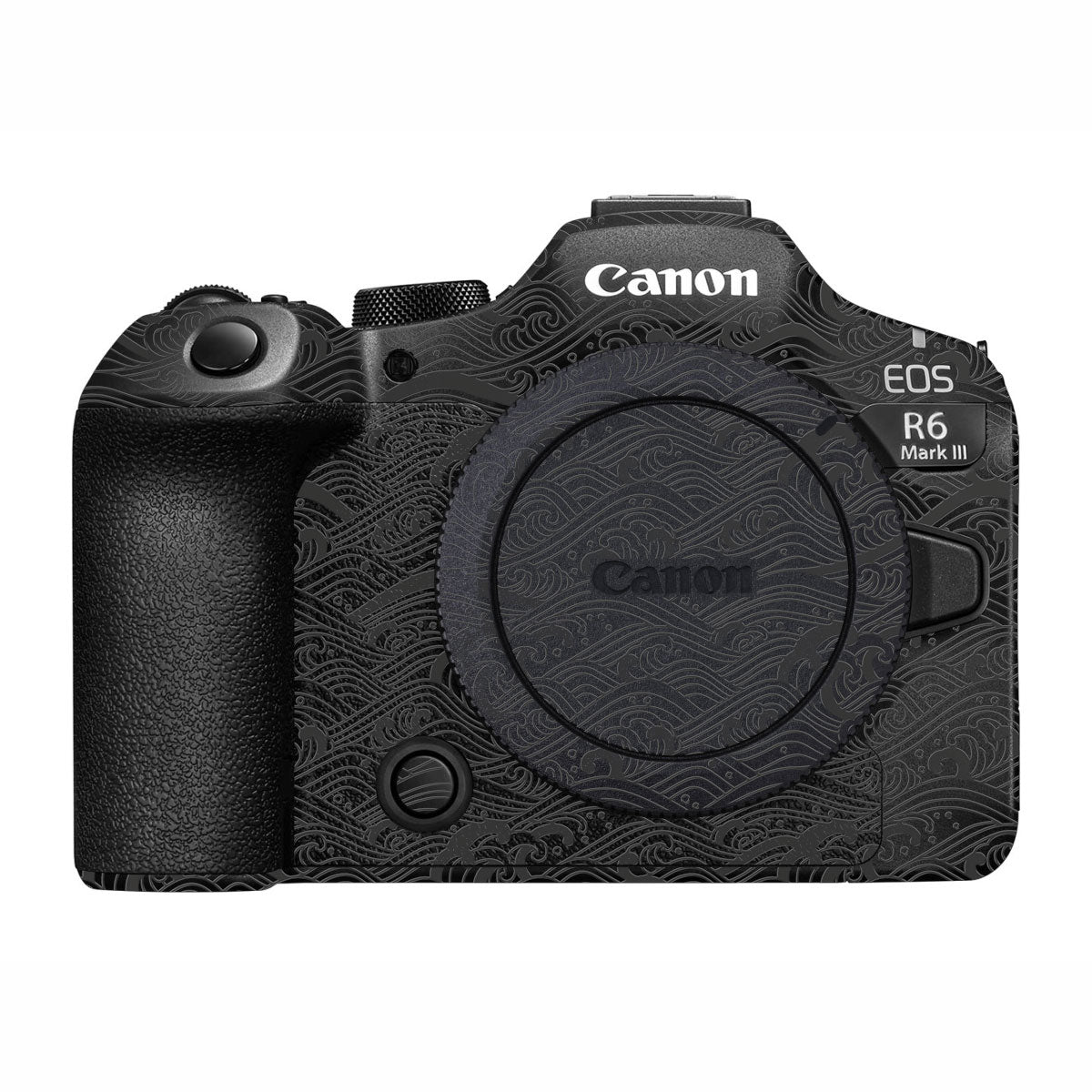 Textured Matte Charcoal Canon R6 Mark III Camera Skin