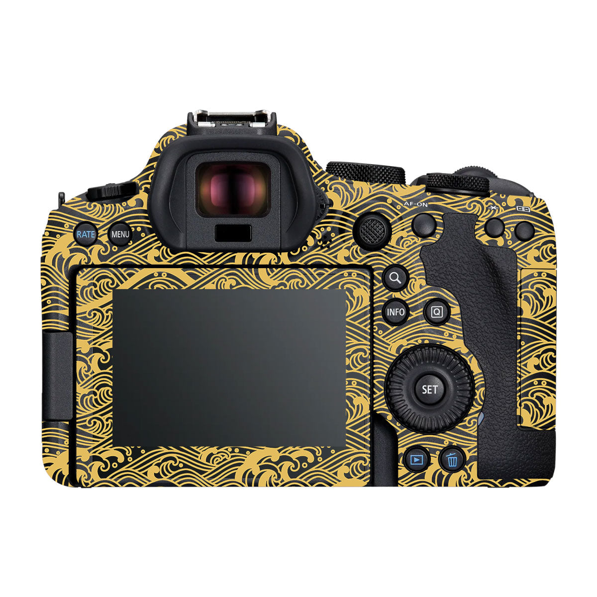Textured Golden Tide Canon R6 Mark III Camera Skin