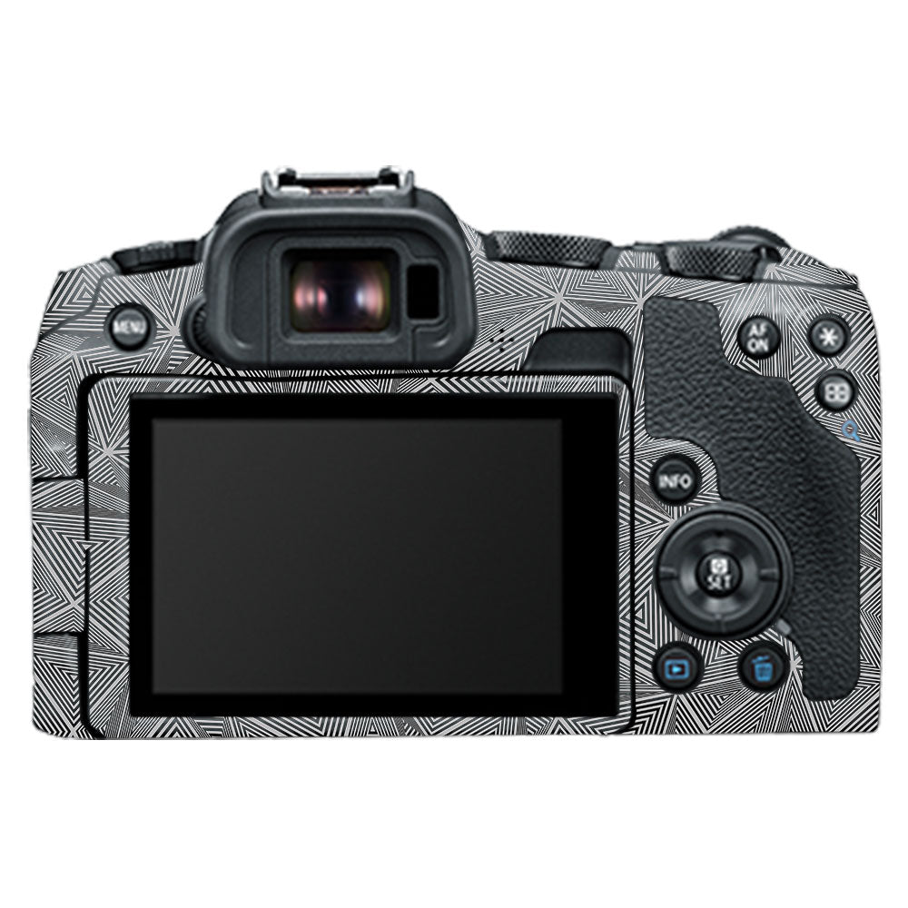 Textured Dark Prism Geometric Canon EOS R8 Camera Skin
