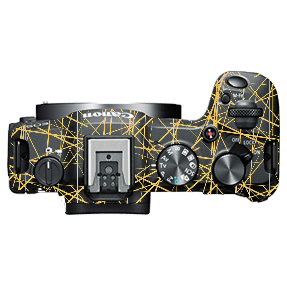 Textured Golden Web Canon EOS R8 Camera Skin