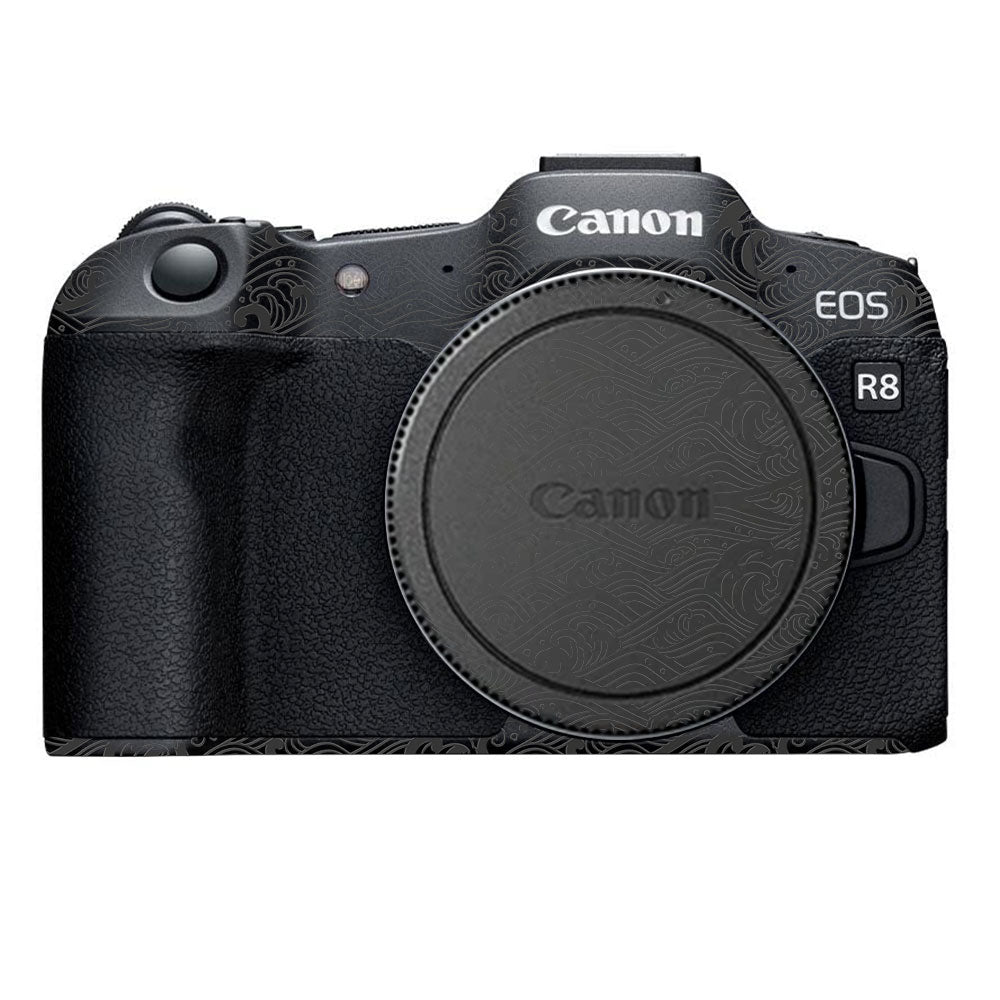 Textured Matte Charcoal Canon EOS R8 Camera Skin