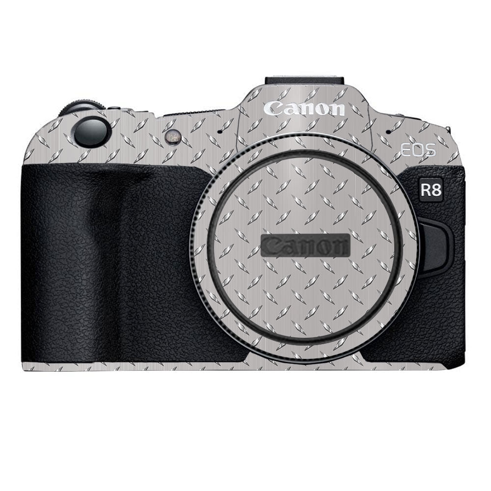Textured Silver Tread Canon EOS R8 Camera Skin