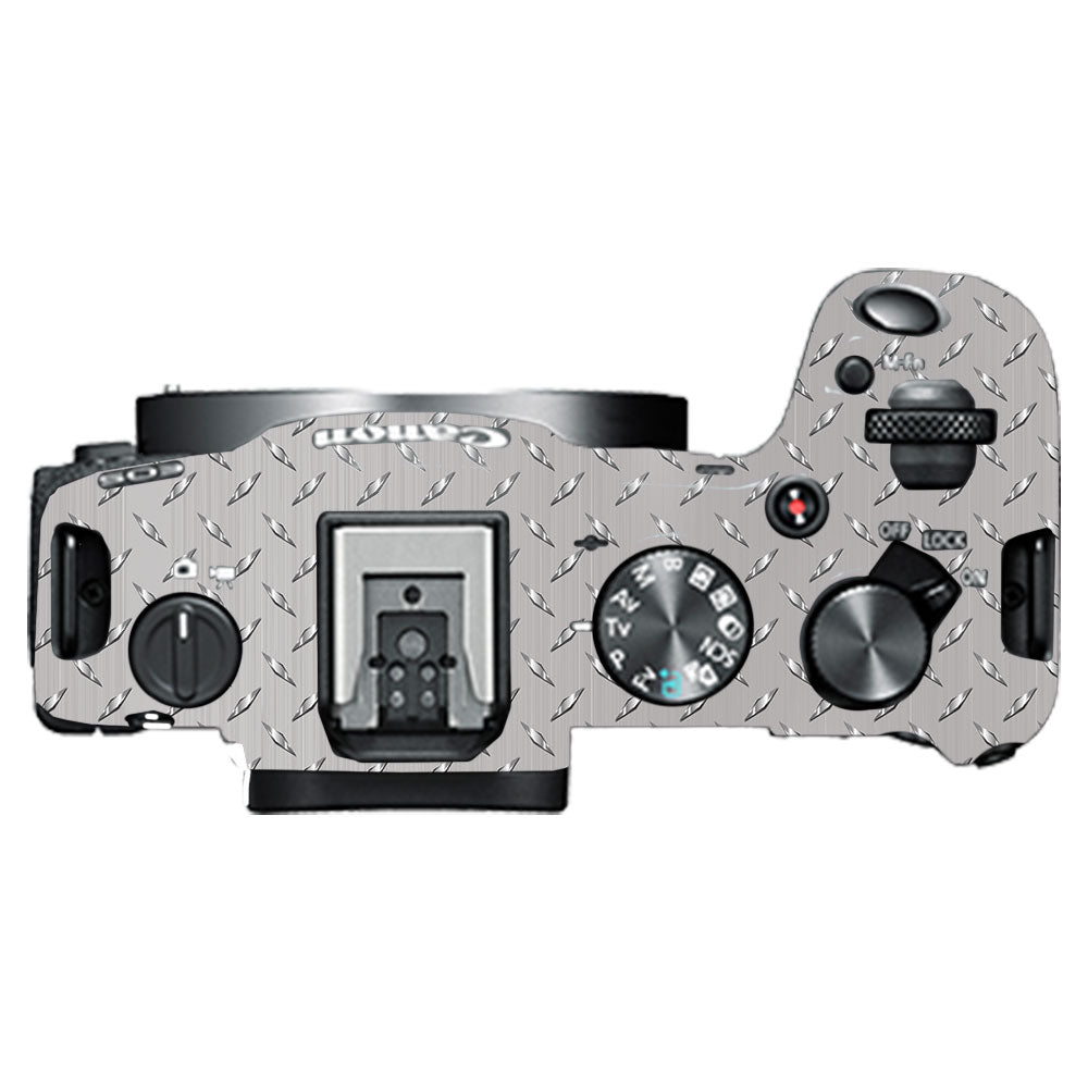 Textured Silver Tread Canon EOS R8 Camera Skin