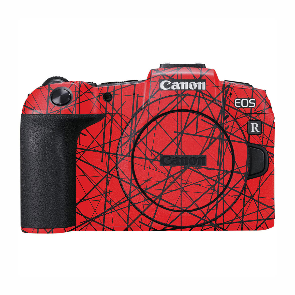 Textured Red Chaos Line Canon EOS RP Camera Skin