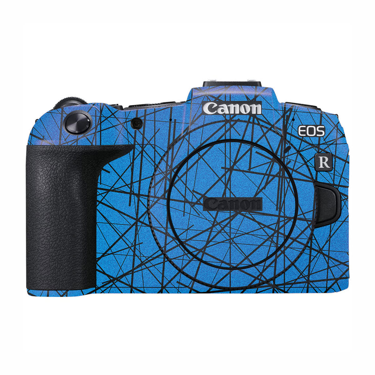Textured Electric Blue Chaos Canon EOS RP Camera Skin