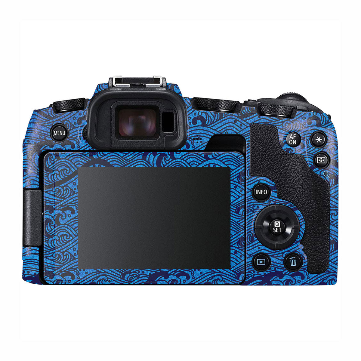 Textured Ocean Wave Blue Canon EOS RP Camera Skin