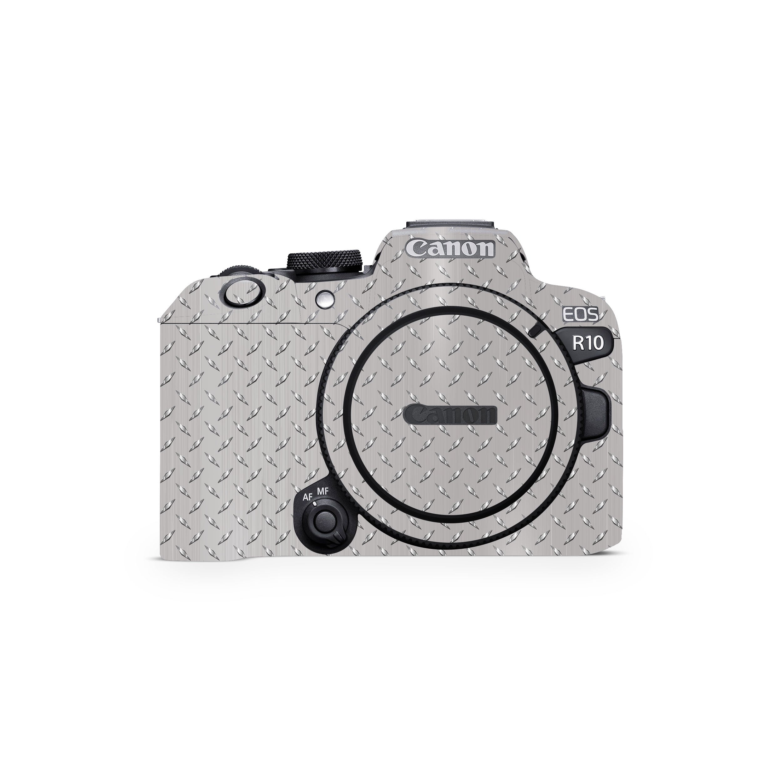 Textured Silver Tread Canon EOS R10 Camera Skin