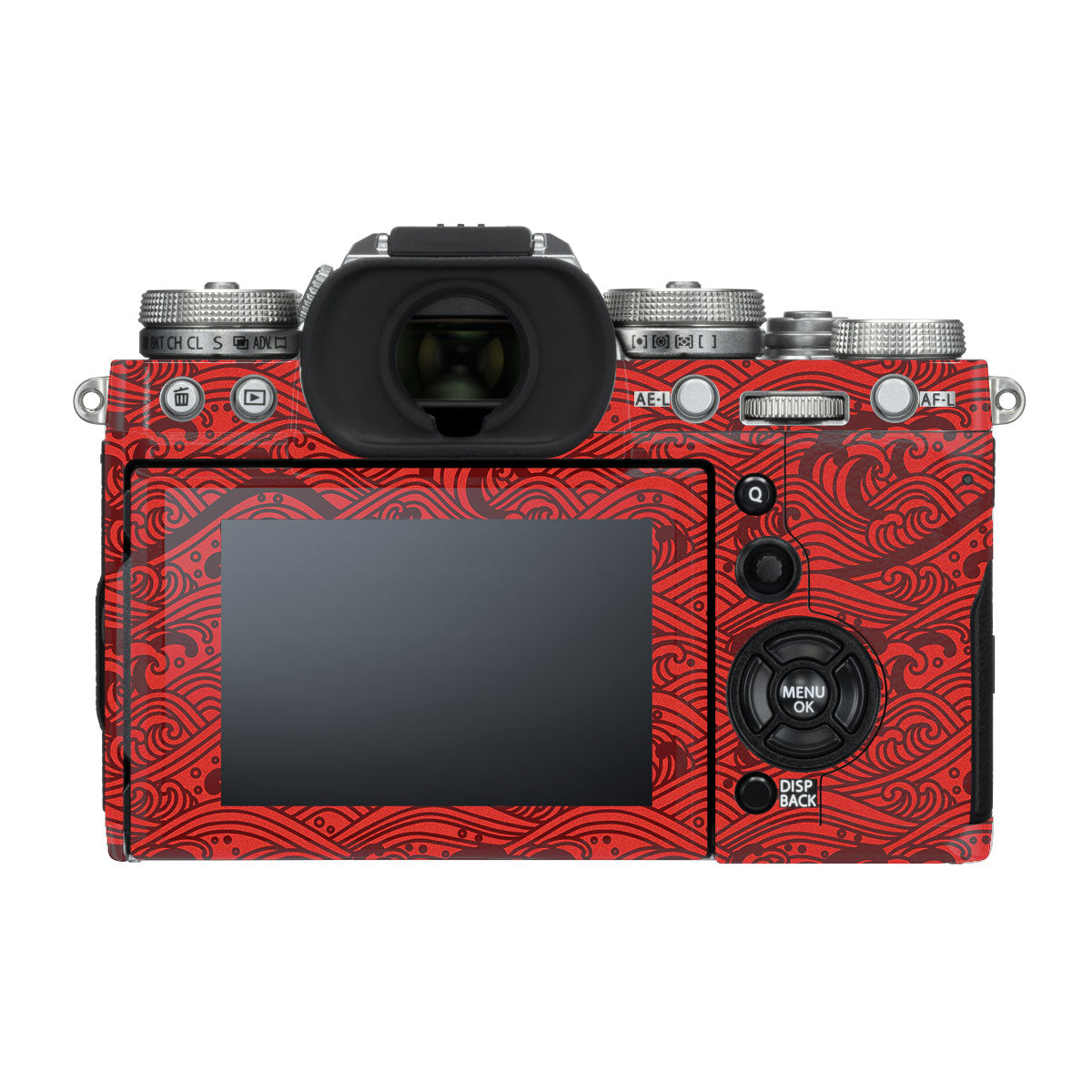 Textured Crimson Wave FujiFilm X-T3 Camera Skin