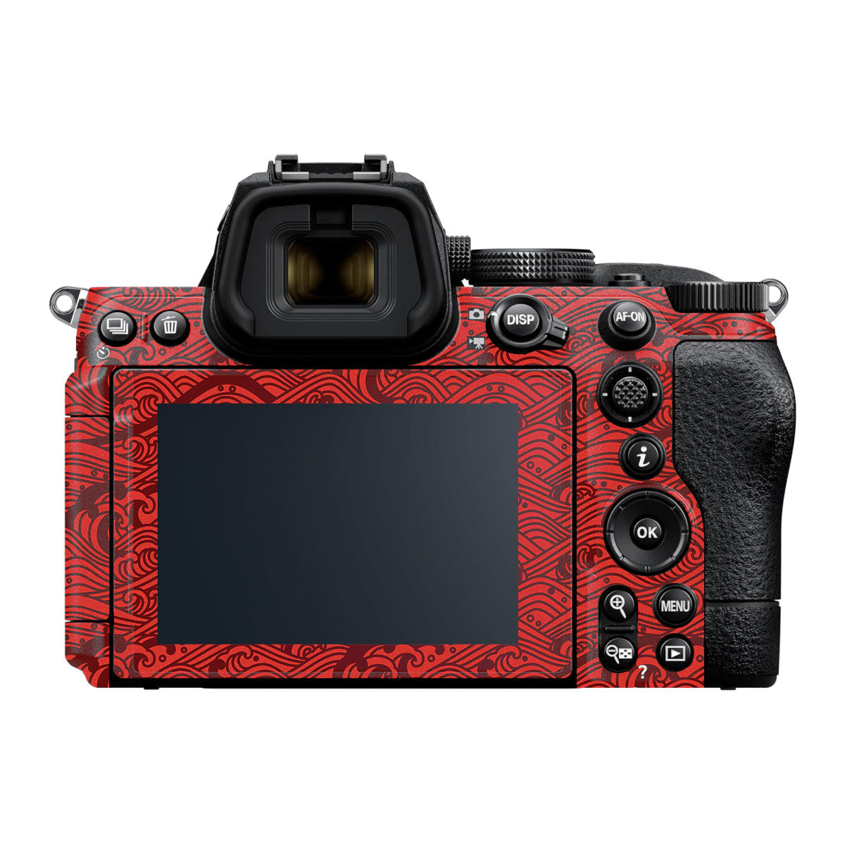 Textured Crimson Wave Nikon Z5 II Camera Skin