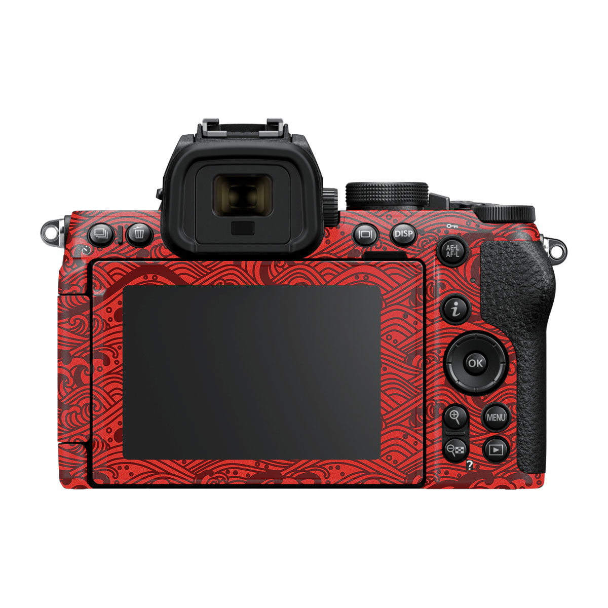 Textured Crimson Wave Nikon Z50 II Camera Skin
