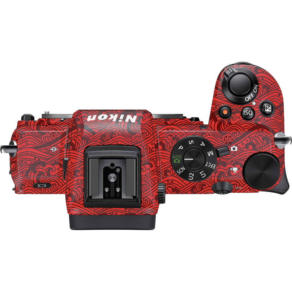 Textured Crimson Wave Nikon Z50 Camera Skin