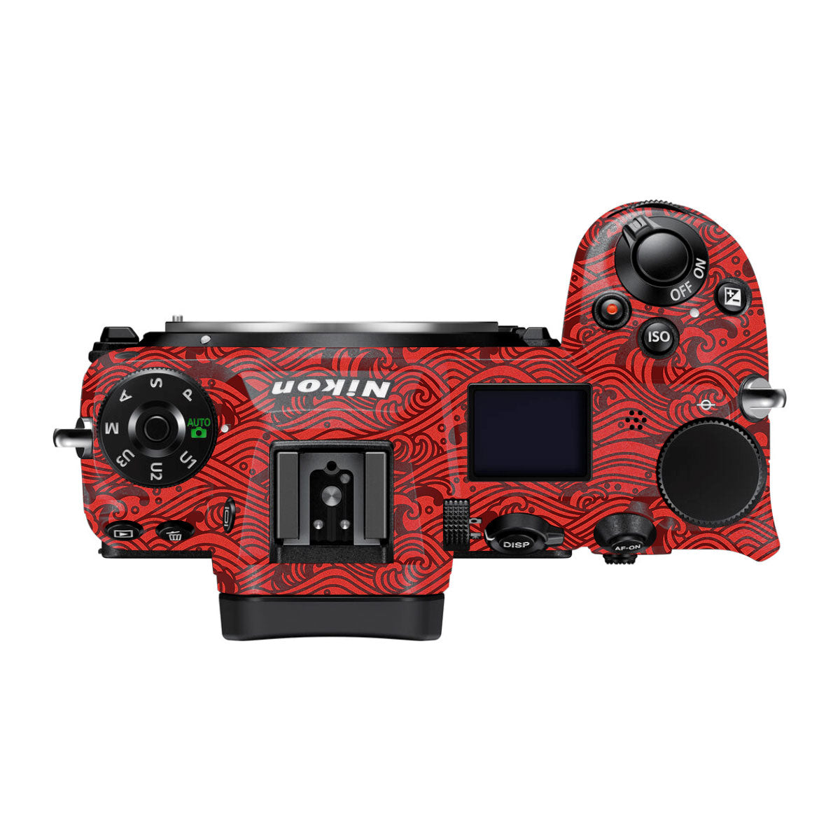 Textured Crimson Wave Nikon Z7 II Camera Skin