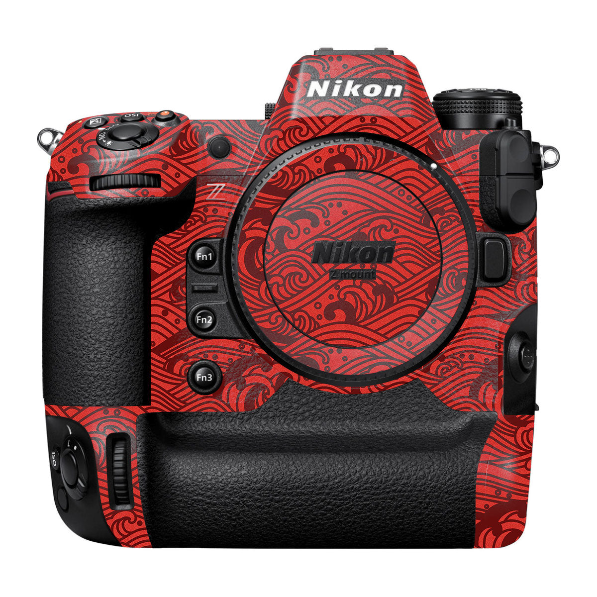 Textured Crimson Wave Nikon Z9 Camera Skin