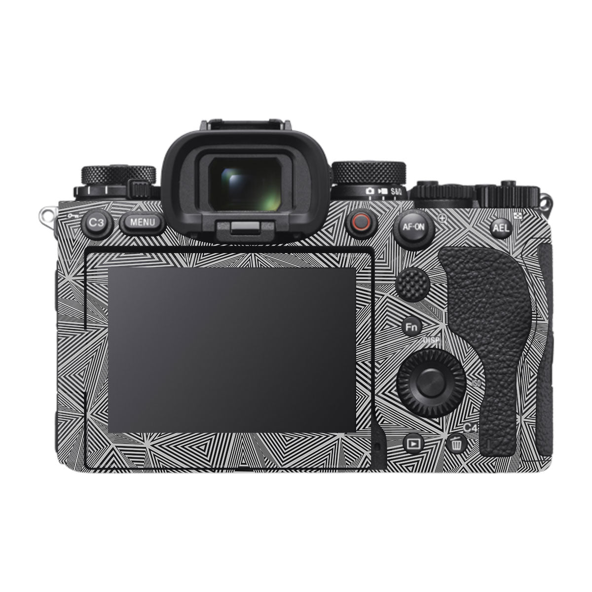 Textured Dark Prism Geometric Sony A1 Mark II Camera Skin