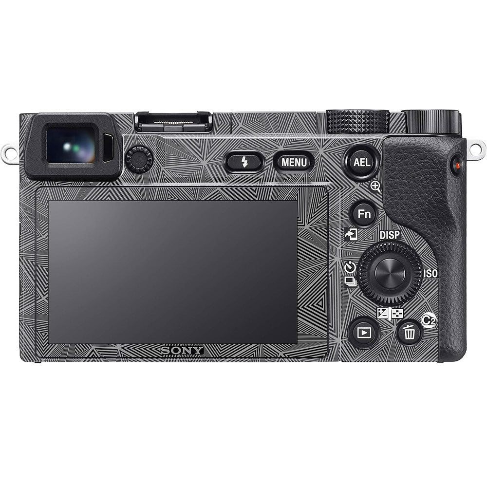 Textured Dark Prism Geometric Sony A6100 Camera Skin
