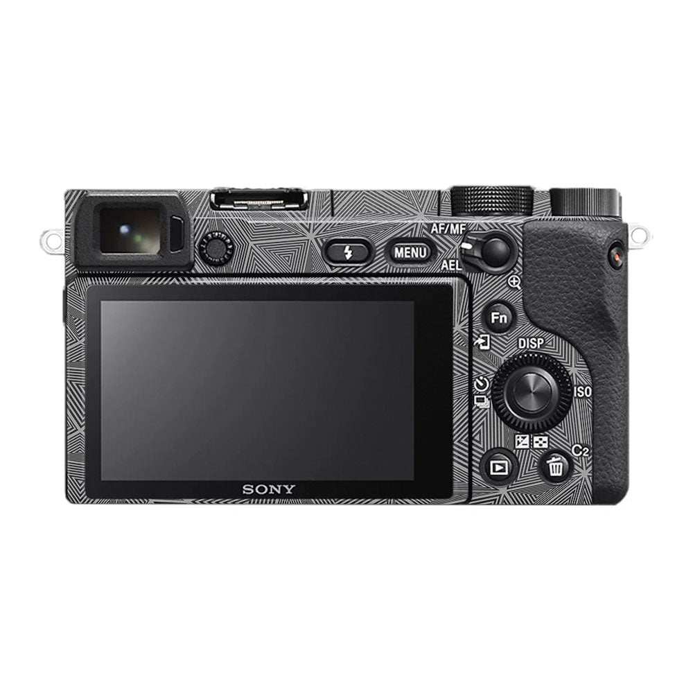 Textured Dark Prism Geometric Sony A6400 Camera Skin