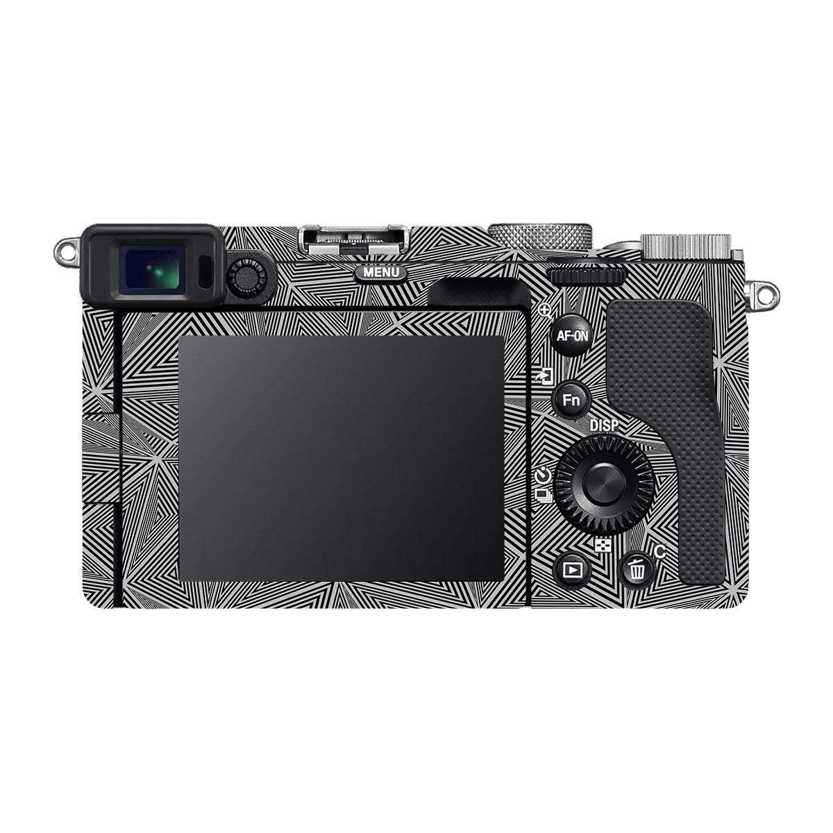 Textured Dark Prism Geometric Sony A7 C Camera Skin