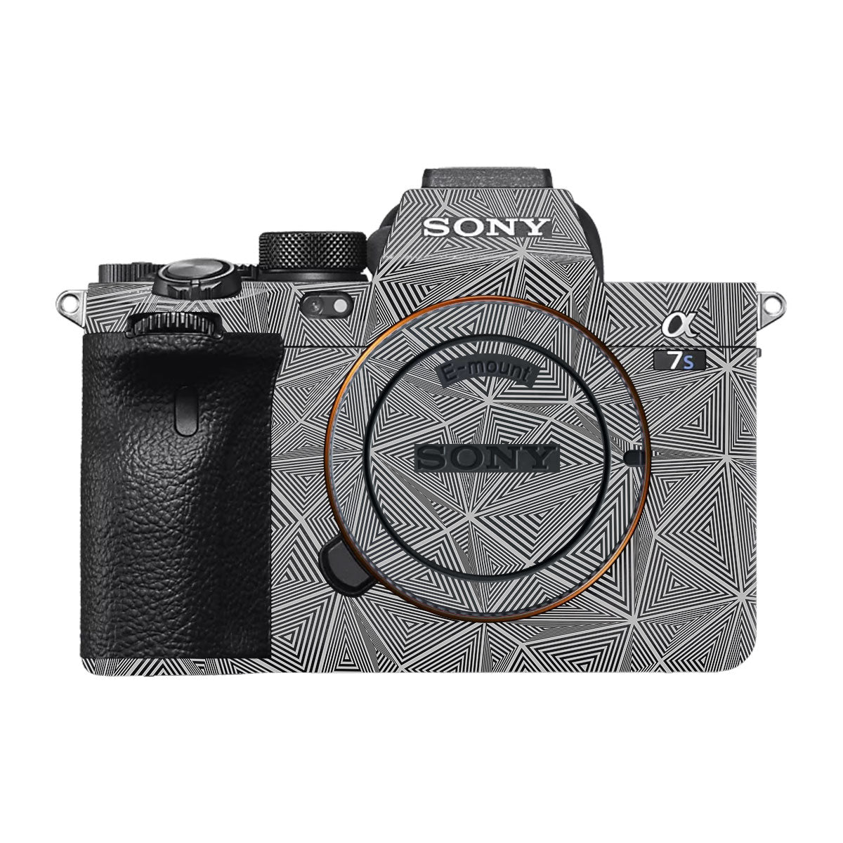 Textured Dark Prism Geometric Sony A7S II Camera Skins