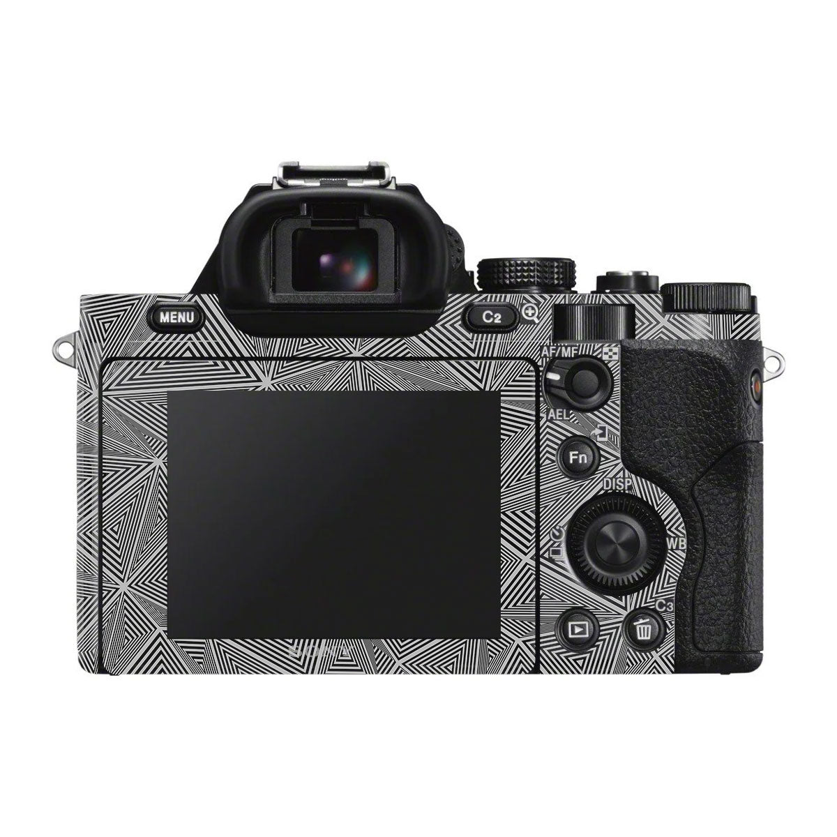 Textured Dark Prism Geometric Sony A7 S Camera Skin