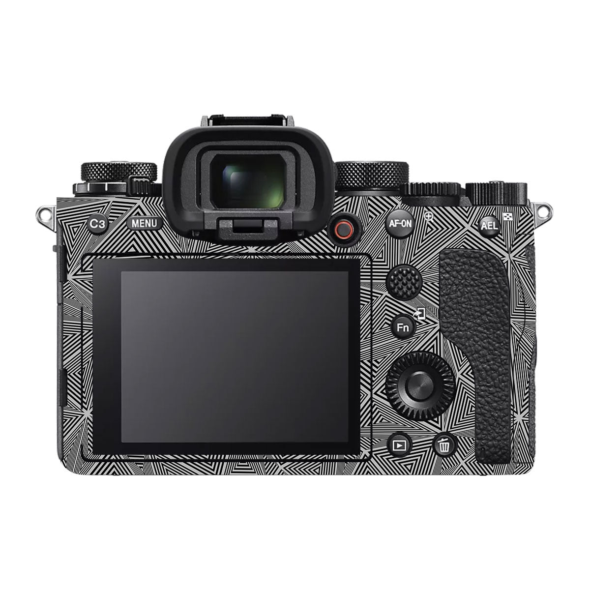 Textured Dark Prism Geometric Sony A1 Camera Skin