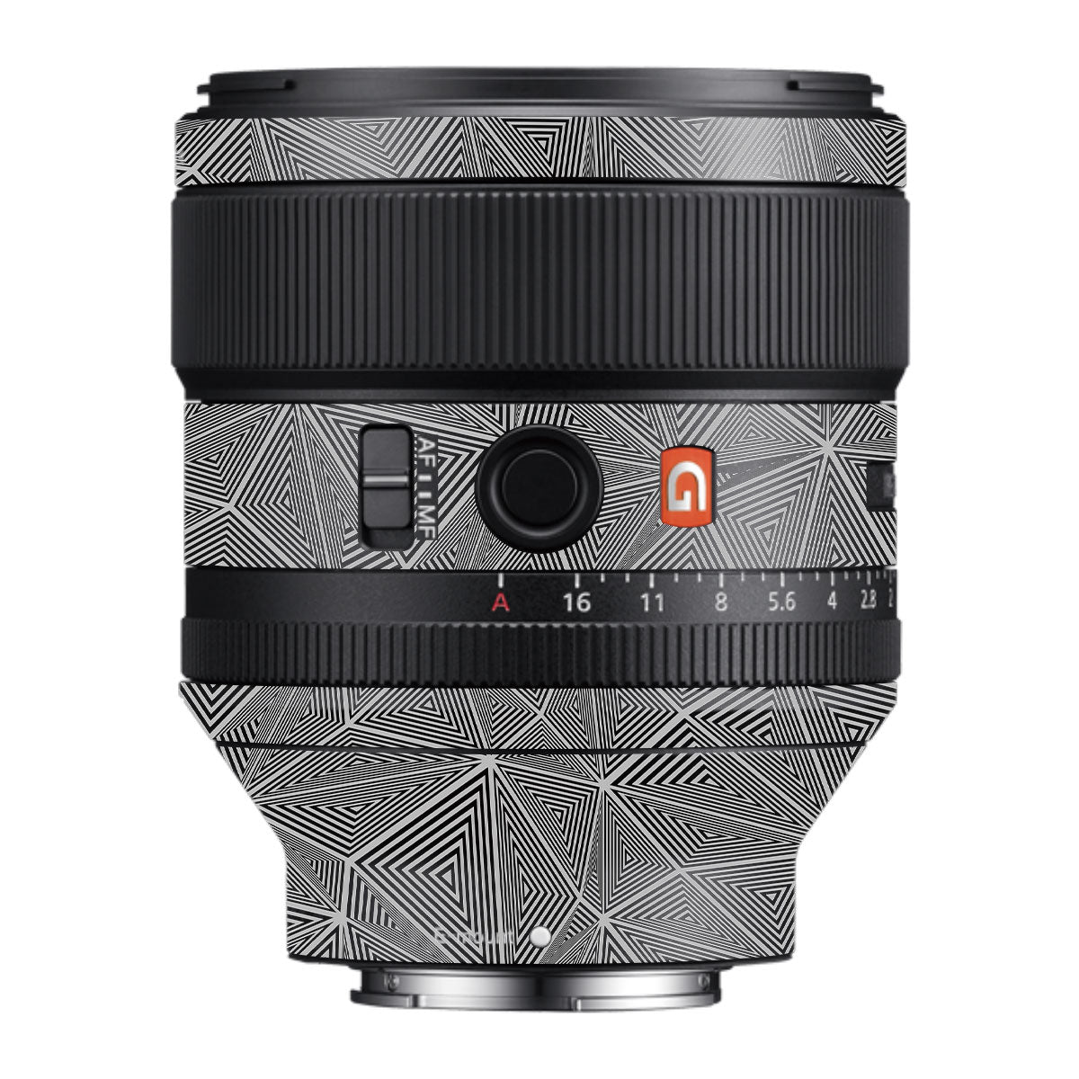 Textured Dark Prism Geometric Samyang FE 85mm F/1.4 Camera Lens Skin