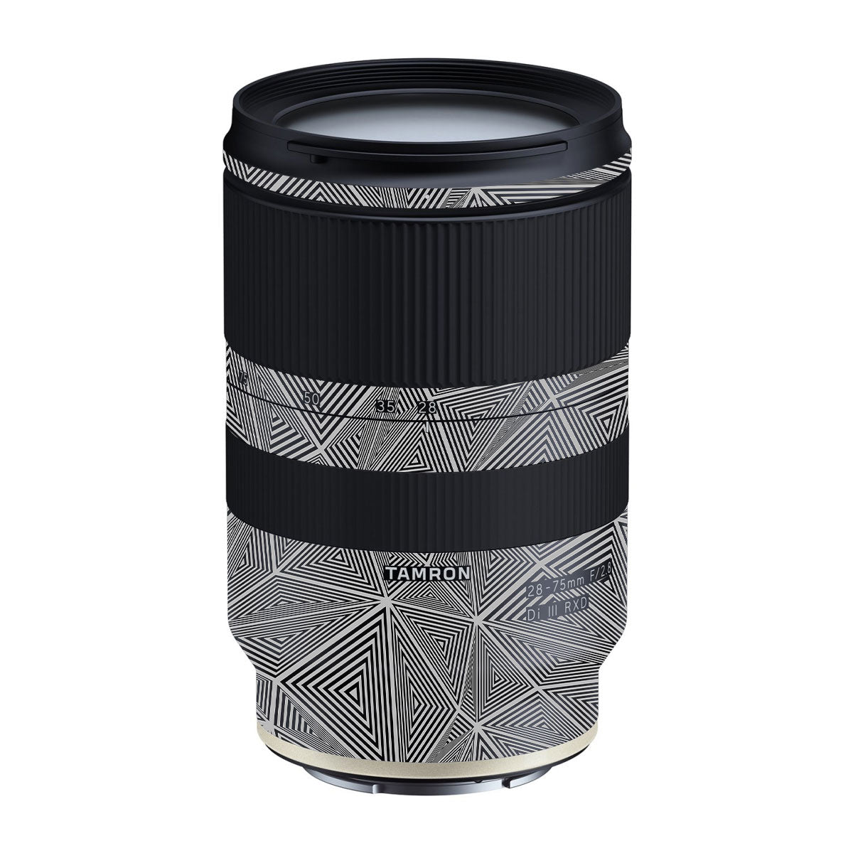 Textured Dark Prism Geometric Tamron Lens 28-75mm F/2.8 Gen 1 Camera Lens Skin