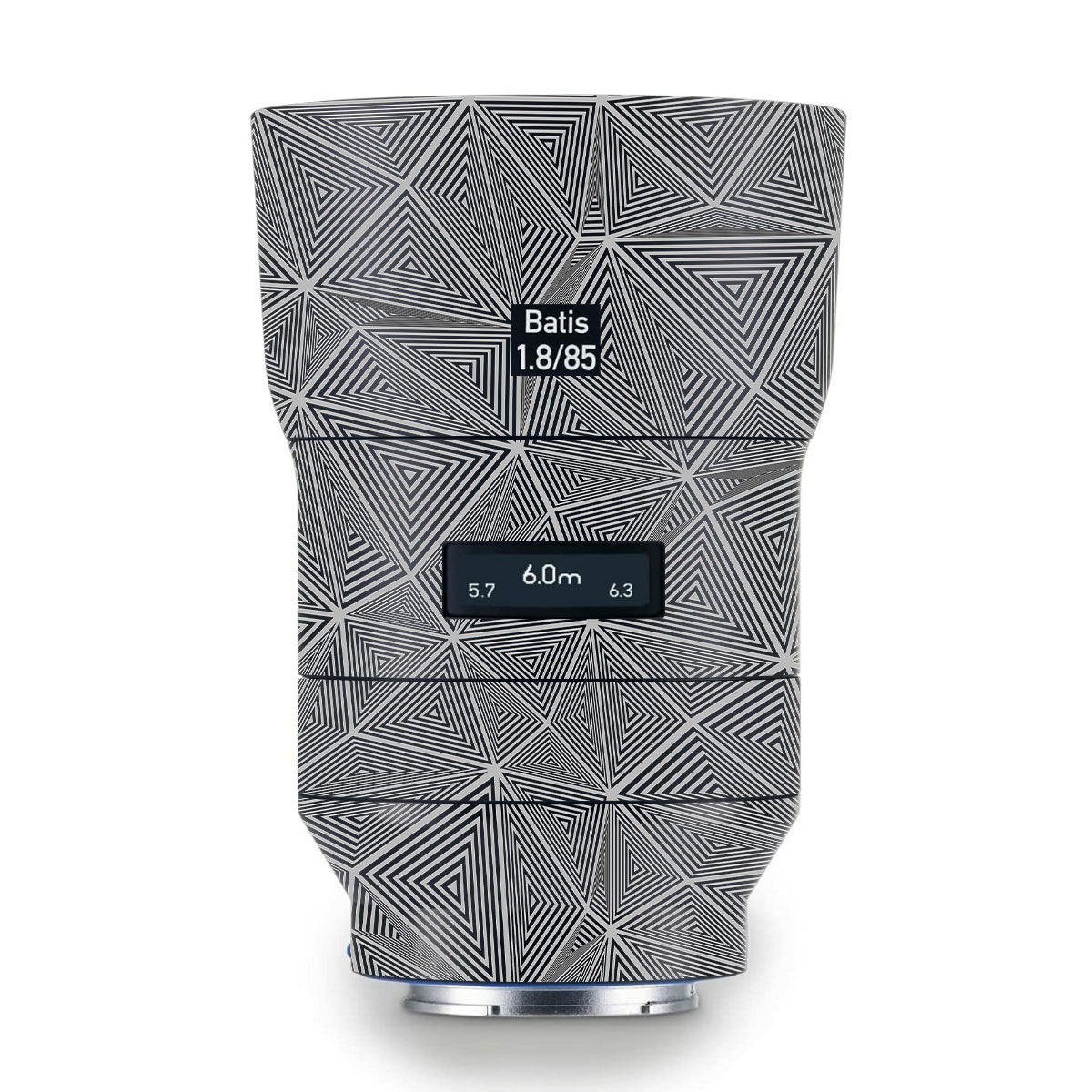 Textured Dark Prism Geometric Zeiss Batis 85mm F/1.8 Camera Lens Skin