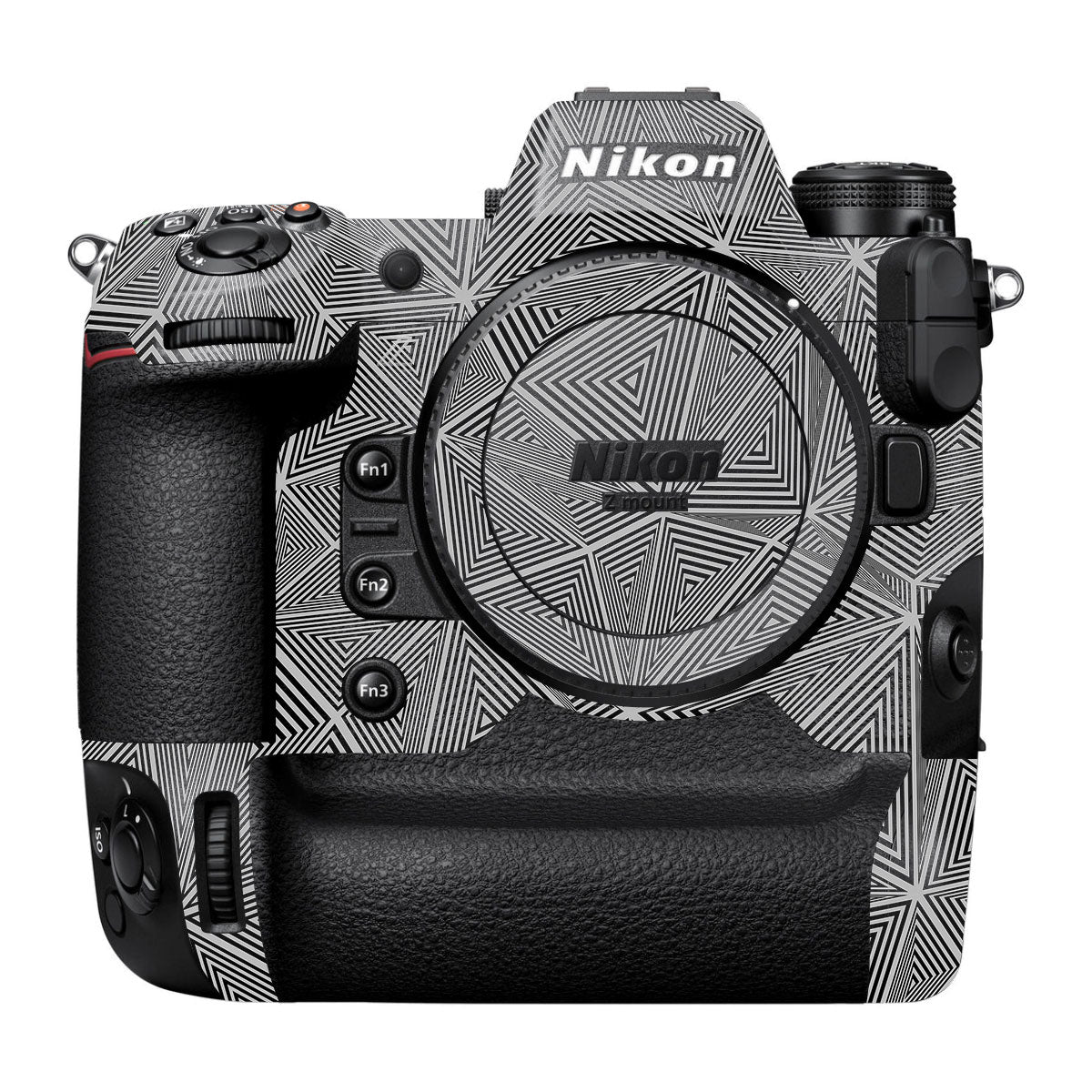 Textured Dark Prism Geometric Nikon Z9 Camera Skin
