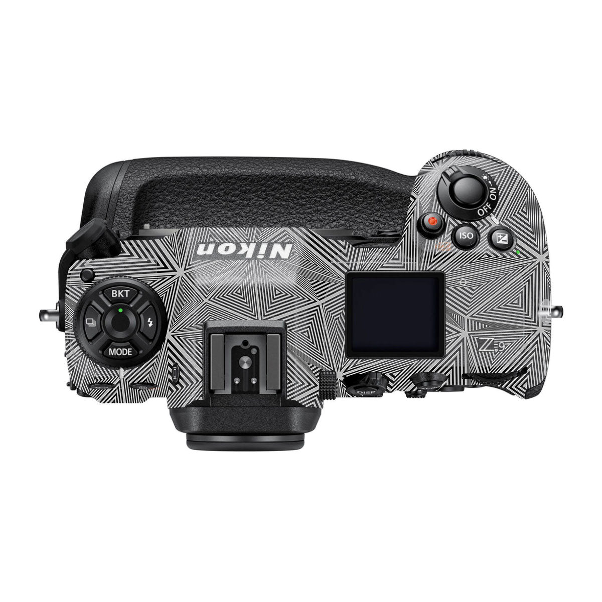 Textured Dark Prism Geometric Nikon Z9 Camera Skin