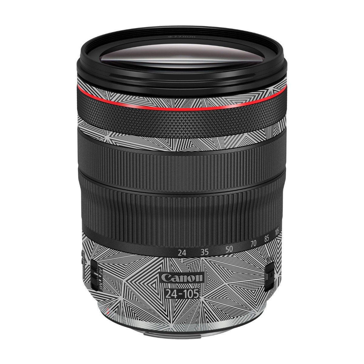 Textured Dark Prism Geometric Canon EF 24-105mm F/4 L IS Macro USM Camera Lens Skin