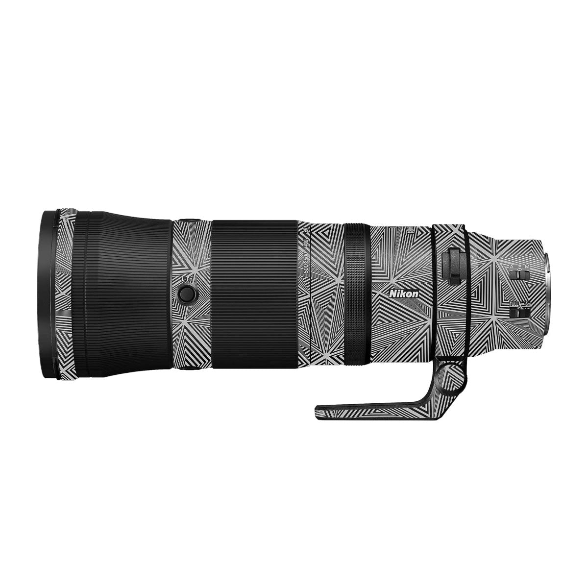 Textured Dark Prism Geometric Nikon Nikkor Z 180-600mm F/5.6-6.3 VR Camera Lens Skin