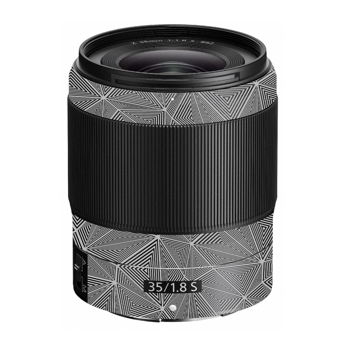 Textured Dark Prism Geometric Nikon Nikkor Z 35mm F/1.8 S Camera Lens Skin