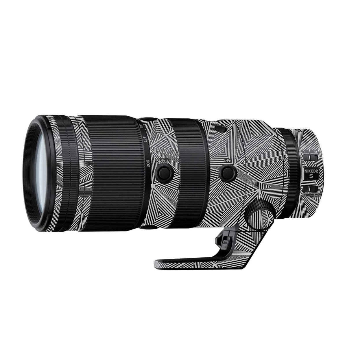 Textured Dark Prism Geometric Nikon Nikkor Z 70-200mm F/2.8 Camera Lens Skin