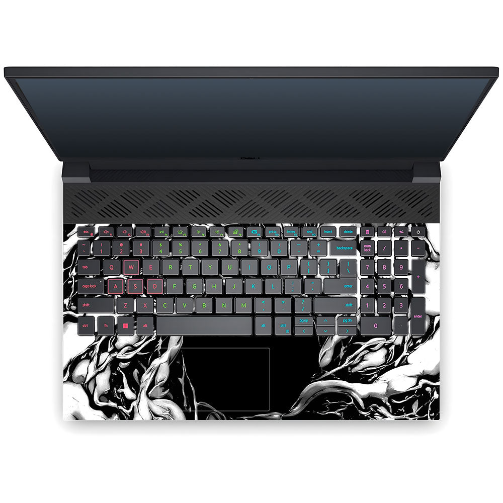 Spiderman Web Black Dell G15 5520, 5530 3D Laptop Skin