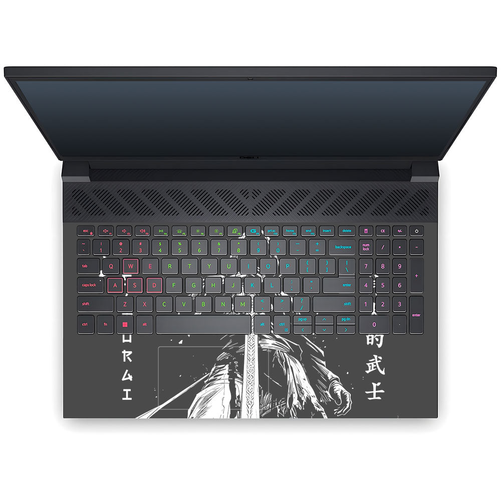 Transparent Ghost Samurai Dell G15 5520, 5530 Laptop Skin