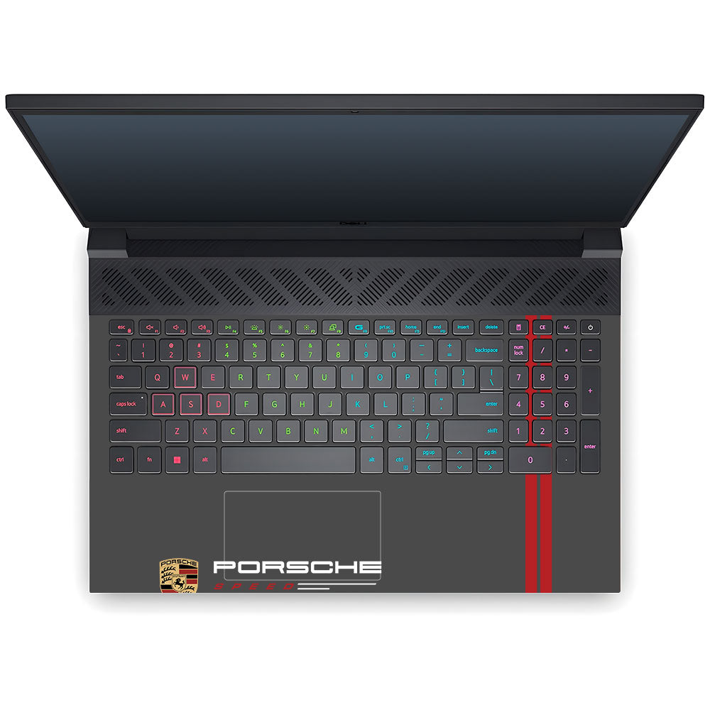 Transparent Porsche Motorsport Graphic Dell G15 5520, 5530 Laptop Skin