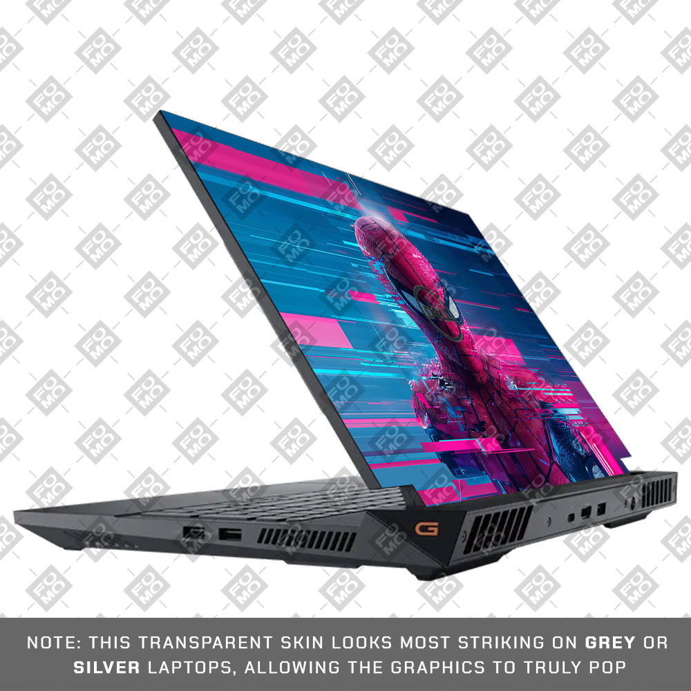 Glitch Spider Dell G15 5520, 5530 3D Laptop Skin