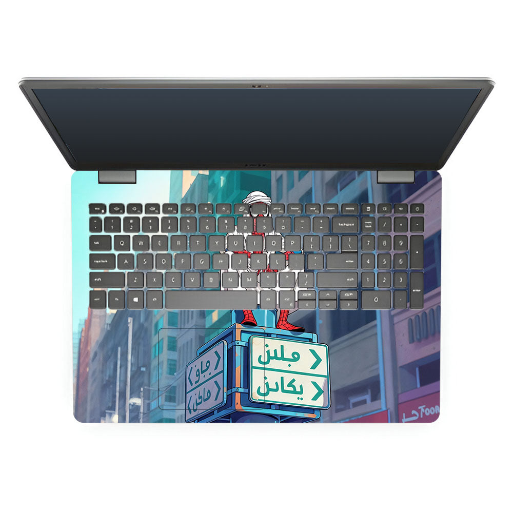 Arabian Spider Man Dell Inspiron 3501 3D Laptop Skin