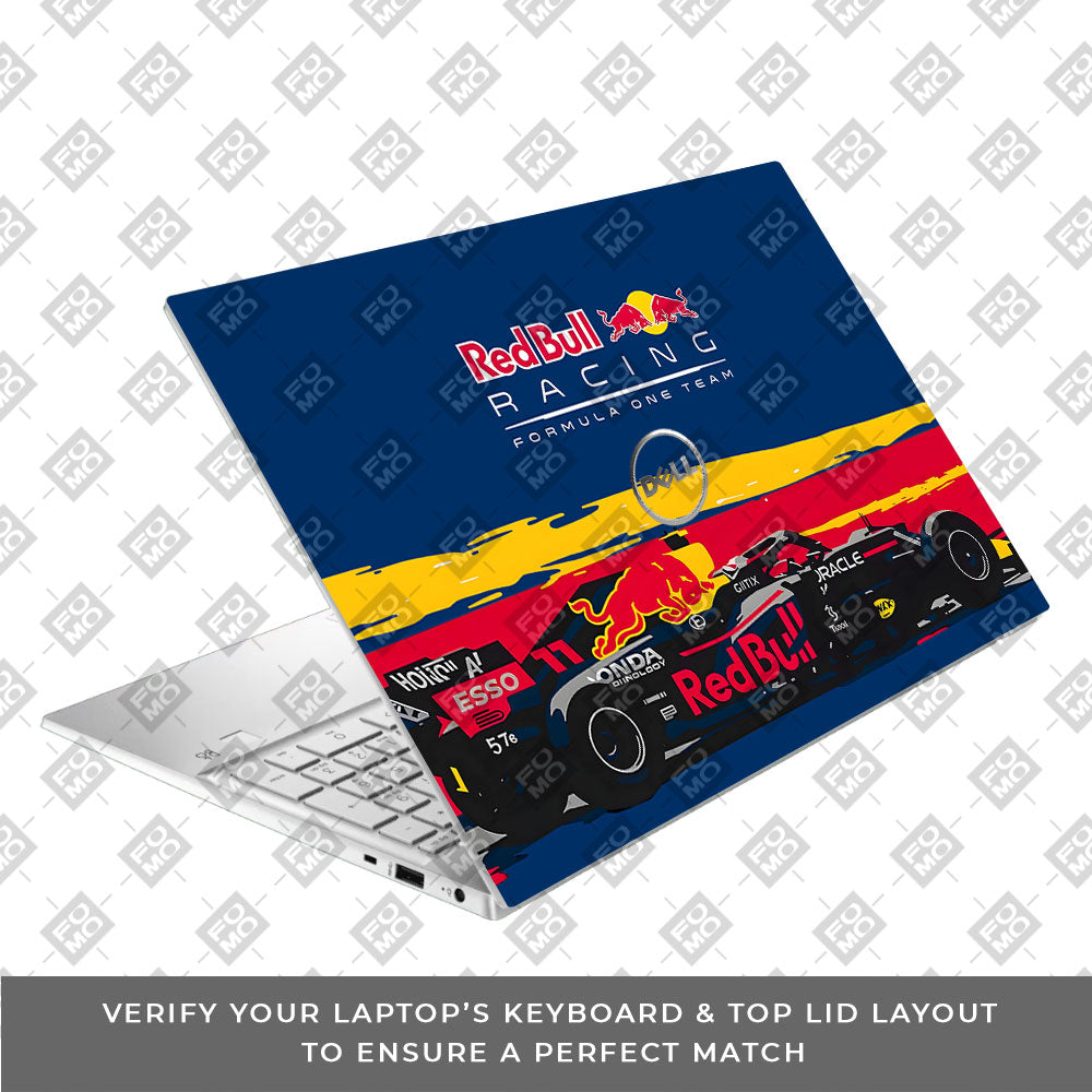 Red Bull Racing Formula One Team Dell Inspiron 3501 3D Laptop Skin
