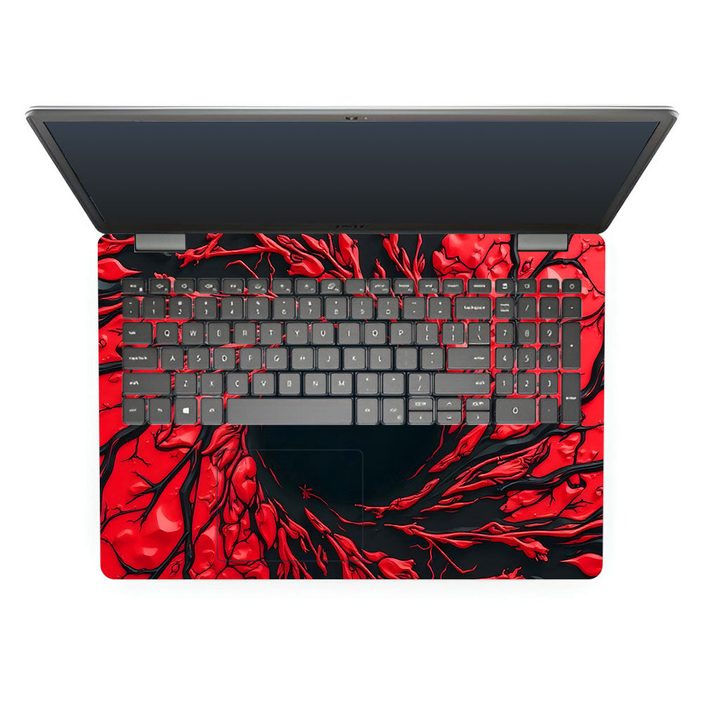 Spiderman Web Red Dell Inspiron 3501 3D Laptop Skin