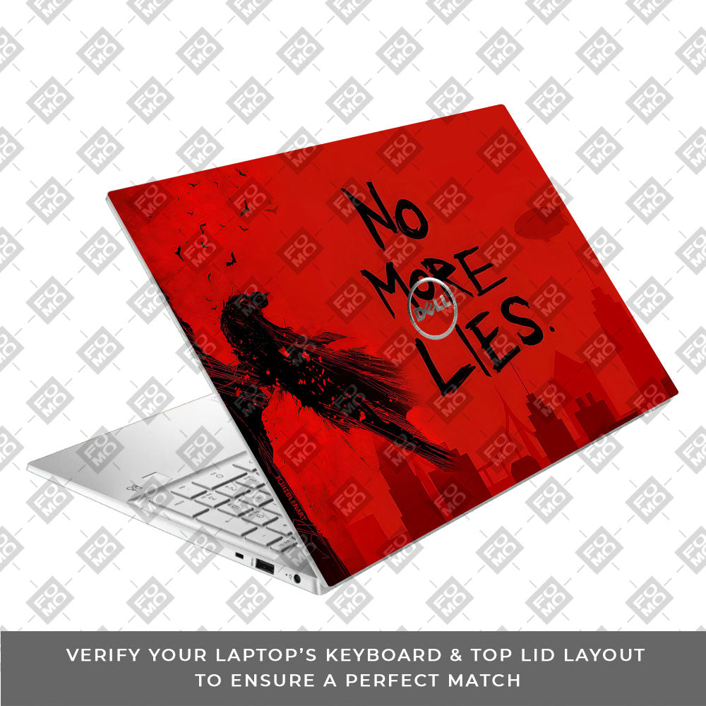 Batman No More Lies Dell Inspiron 3501 3D Laptop Skin