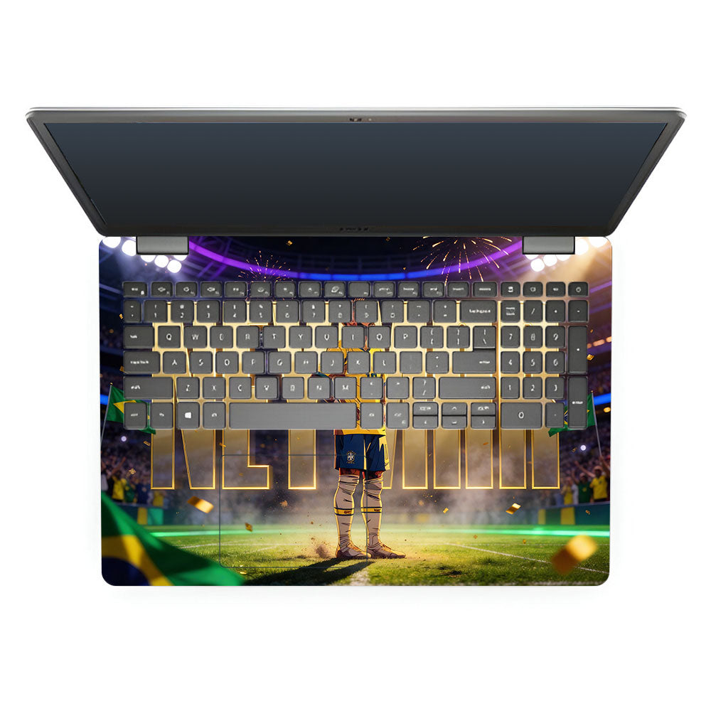 Neymar Golden Aura Dell Inspiron 3501 3D Laptop Skin