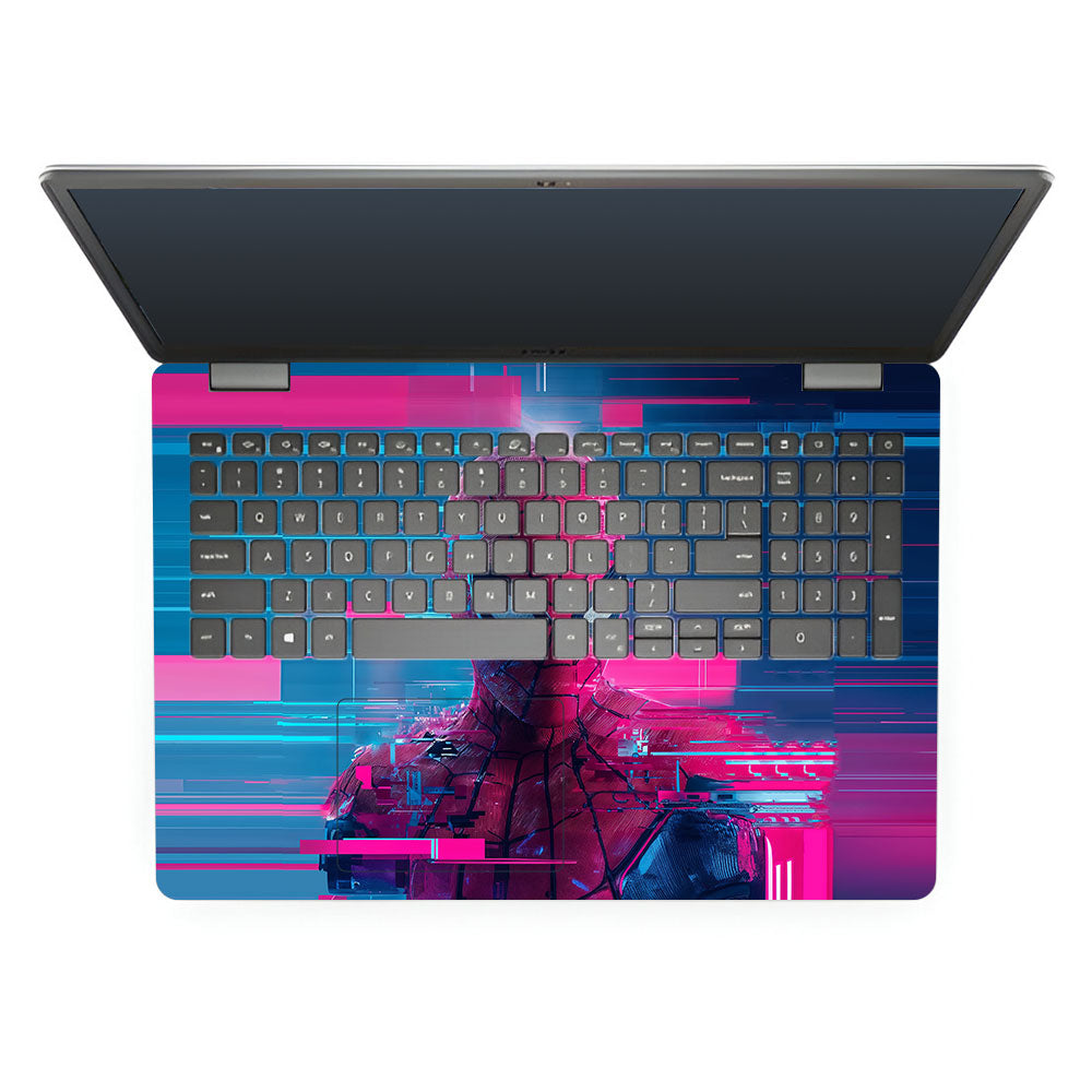 Glitch Spider Dell Inspiron 3501 3D Laptop Skin