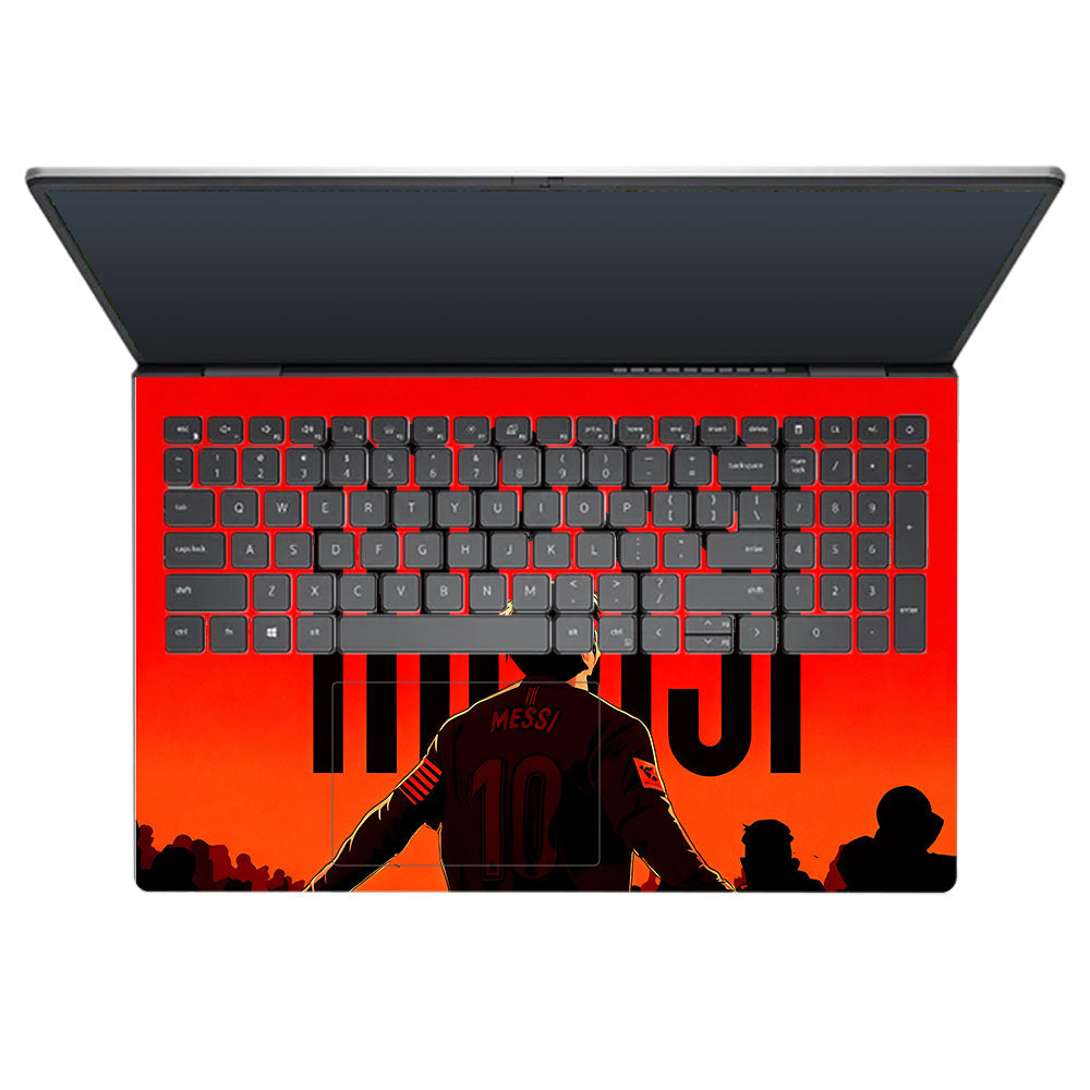 Messi Red Aura Dell Inspiron 3520 3D Laptop Skin