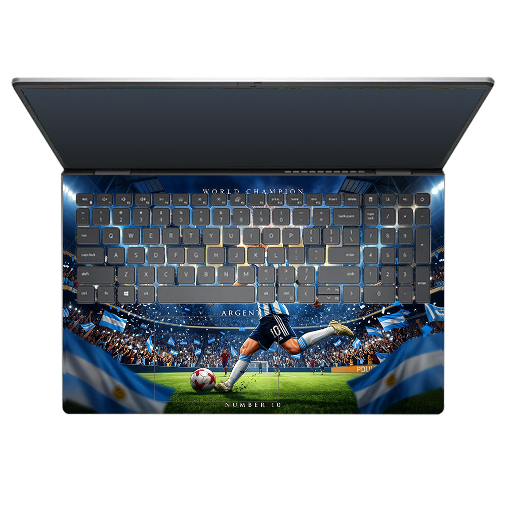 Messi World Champ Energy Dell Inspiron 3520 3D Laptop Skin
