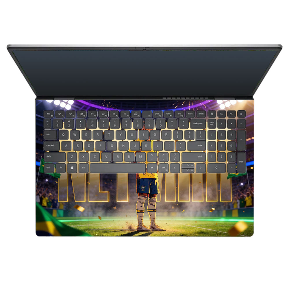 Neymar Golden Aura Dell Inspiron 3520 3D Laptop Skin