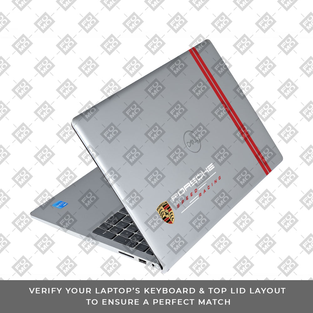 Transparent Porsche Motorsport Graphic Dell Inspiron 3520 Laptop Skin