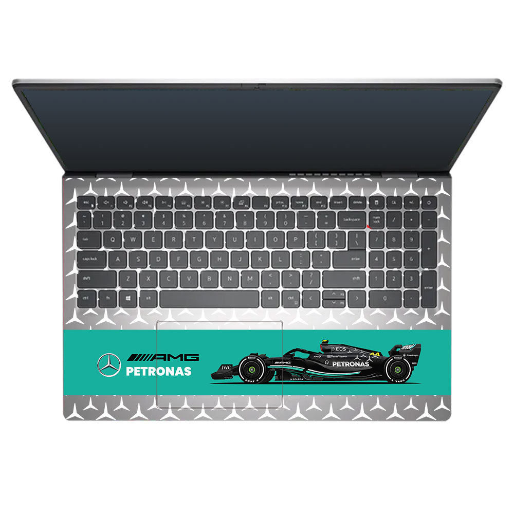 Transparent Mercedes AMG F1 Dell Inspiron 3520 Laptop Skin