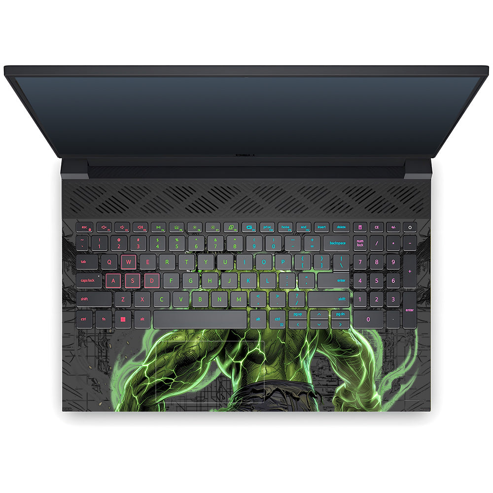 Transparent Hulk Smash Dell G15 5520, 5530 Laptop Skin