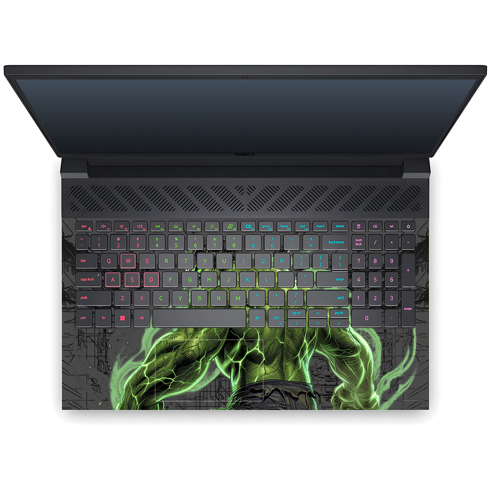 Transparent Hulk Smash Dell G15 5520, 5530 Laptop Skin